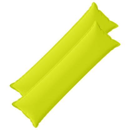 vidaXL Cushion with Pillow HOUTEN 2 pcs Bright Green Polyester
