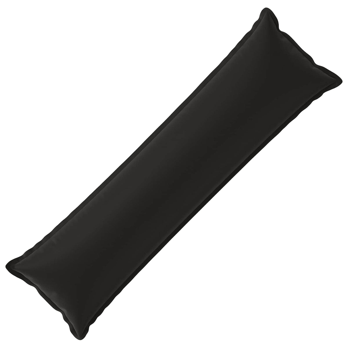 vidaXL Cushion with Pillow HOUTEN Black 40 x 145 cm Polyester