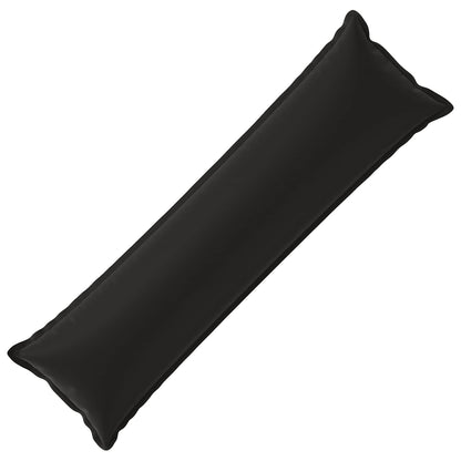 vidaXL Cushion with Pillow HOUTEN Black 40 x 145 cm Polyester