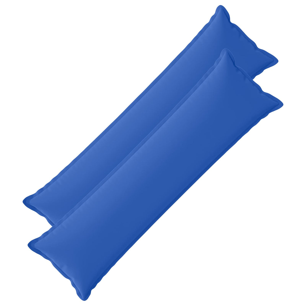 vidaXL Throw Pillow 2 pcs HOUTEN Royal Blue 40 x 145 cm Polyester