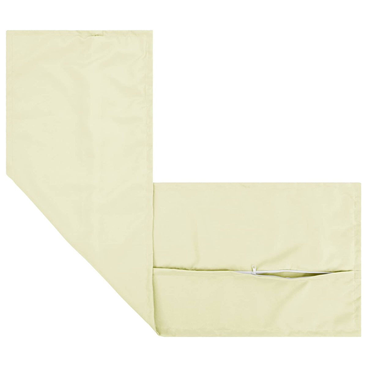 vidaXL Cushion with Pillow HOUTEN Cream 40 x 145 cm Polyester