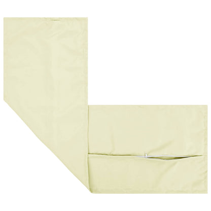 vidaXL Cushion with Pillow HOUTEN Cream 40 x 145 cm Polyester