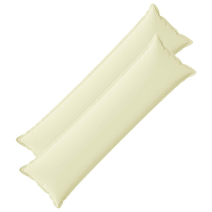 vidaXL Cushion with Pillow HOUTEN 2 pcs Cream Polyester