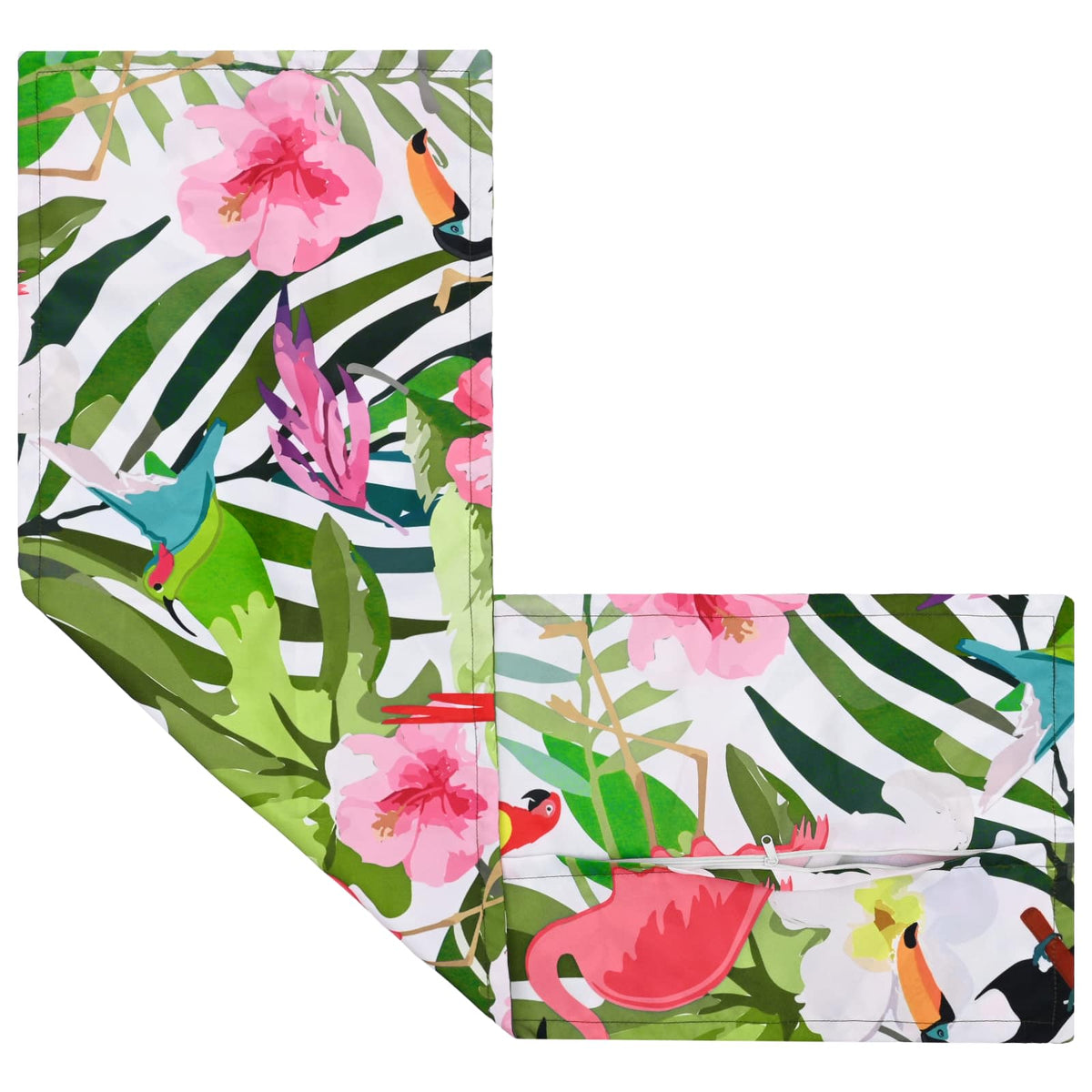 vidaXL Cushion with Pillow HOUTEN 2 pcs Multicolour Polyester