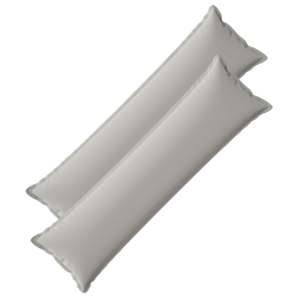 vidaXL Cushion with Pillow HOUTEN 2 pcs Grey Polyester
