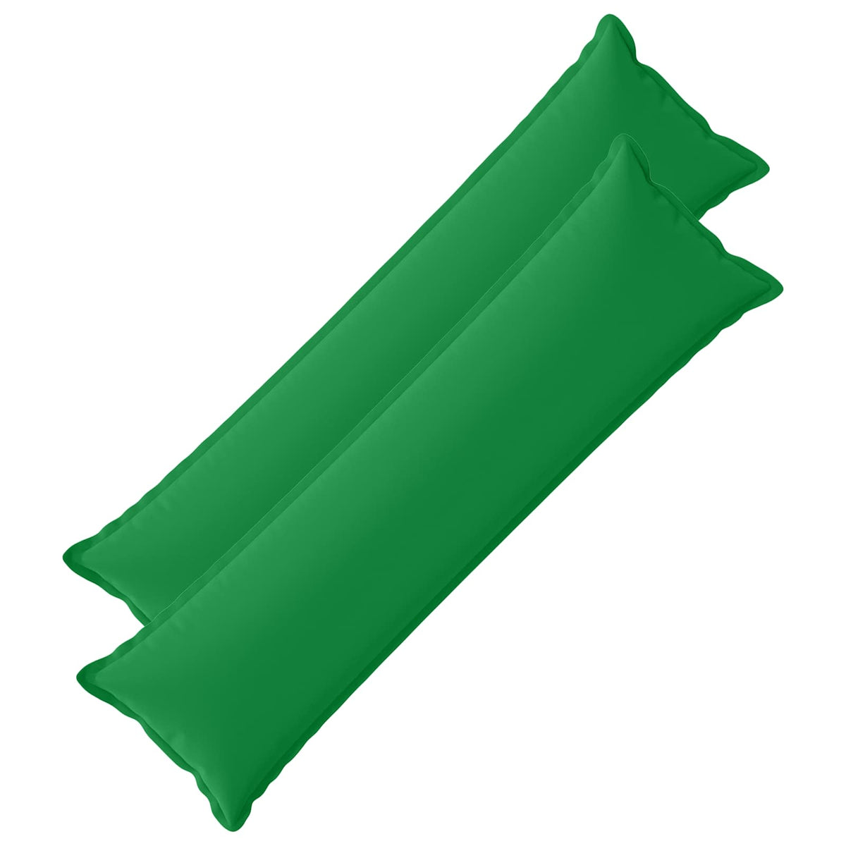 vidaXL Cushion with Pillow HOUTEN 2 pcs Green Polyester