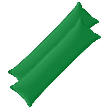 vidaXL Cushion with Pillow HOUTEN 2 pcs Green Polyester