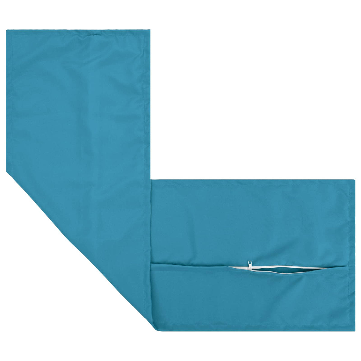 vidaXL Cushion with Pillow HOUTEN Light Blue 40 x 145 cm Polyester