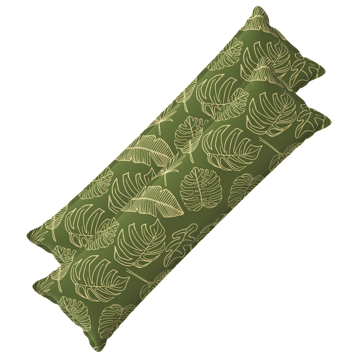vidaXL Cushion Leaf with Pillow HOUTEN 2 pcs Leaf Design Polyester