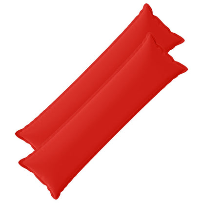 vidaXL Cushion with Pillow HOUTEN 2 pcs Red Polyester
