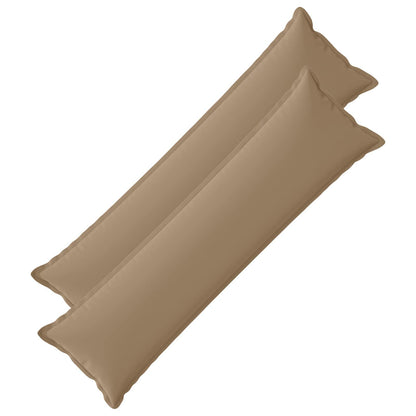 vidaXL Cushion with Pillow HOUTEN 2 pcs Taupe Polyester