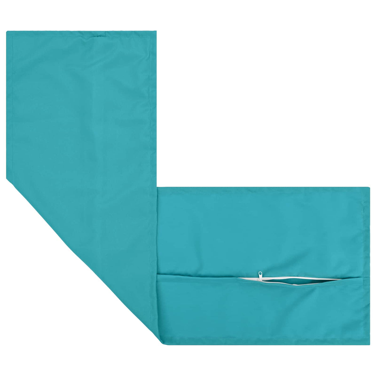 vidaXL Cushion with Pillow HOUTEN Turquoise 40 x 145 cm Polyester
