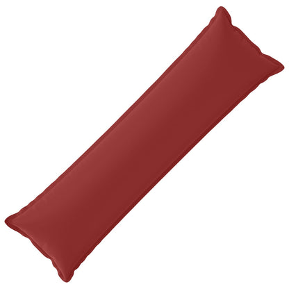 vidaXL Cushion with Pillow HOUTEN Wine Red 40 x 145 cm Polyester