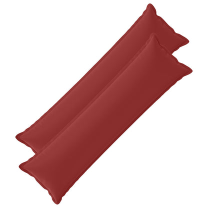 vidaXL Cushion with Pillow HOUTEN 2 pcs Wine Red Polyester