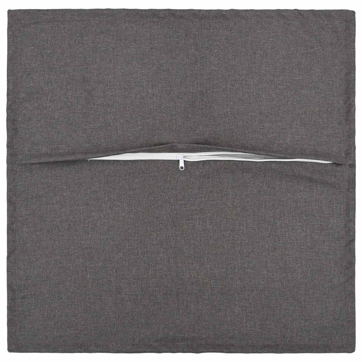 vidaXL Cushion with Pillow HOUTEN 12 pcs Light Grey Faux Linen