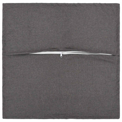 vidaXL Cushion with Pillow HOUTEN 12 pcs Light Grey Faux Linen