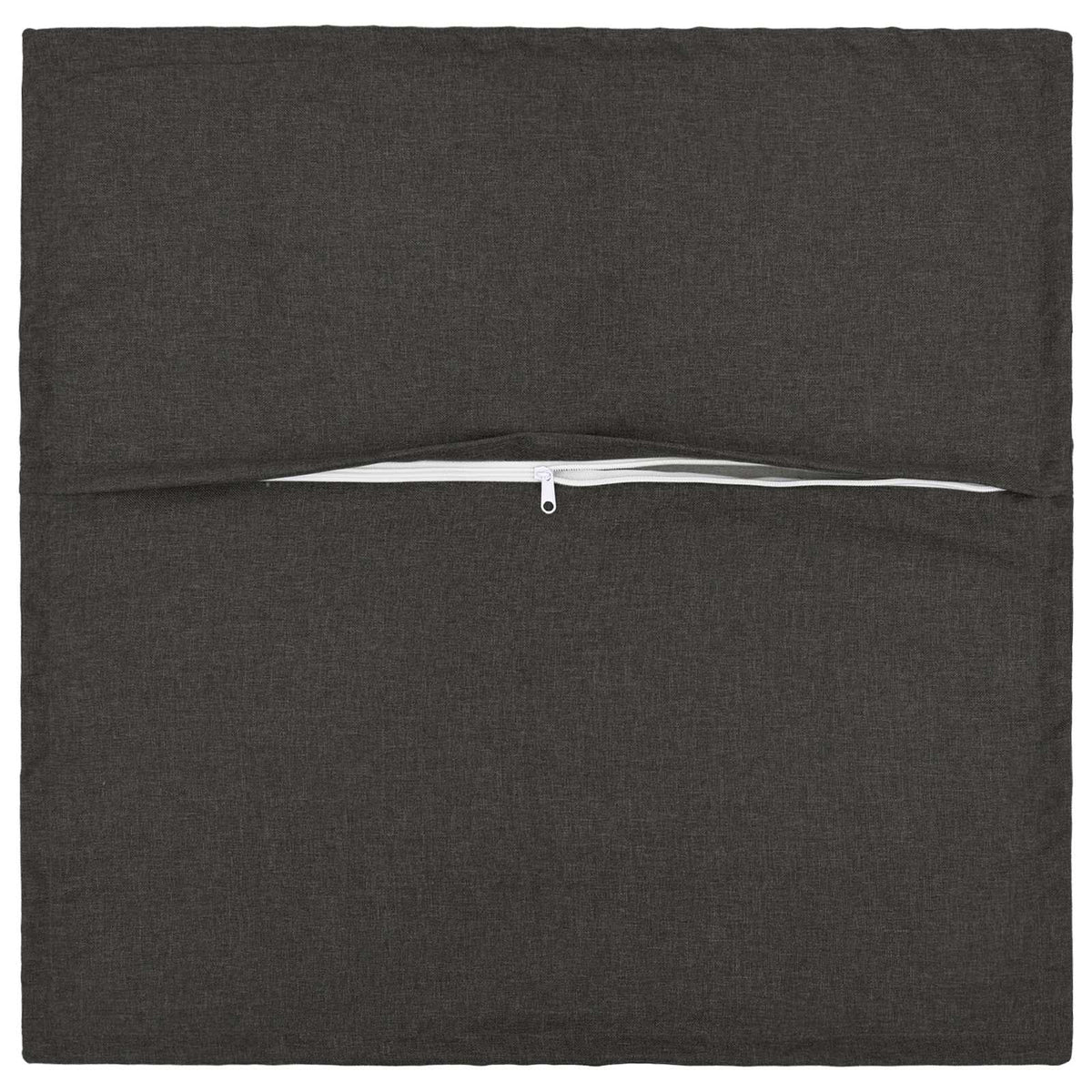 vidaXL Cushion with Pillow HOUTEN 12 pcs Dark Grey Faux Linen