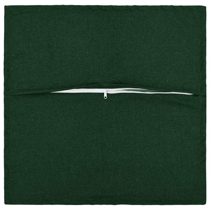 vidaXL Cushion with Pillow HOUTEN 6 pcs Dark Green Faux Linen