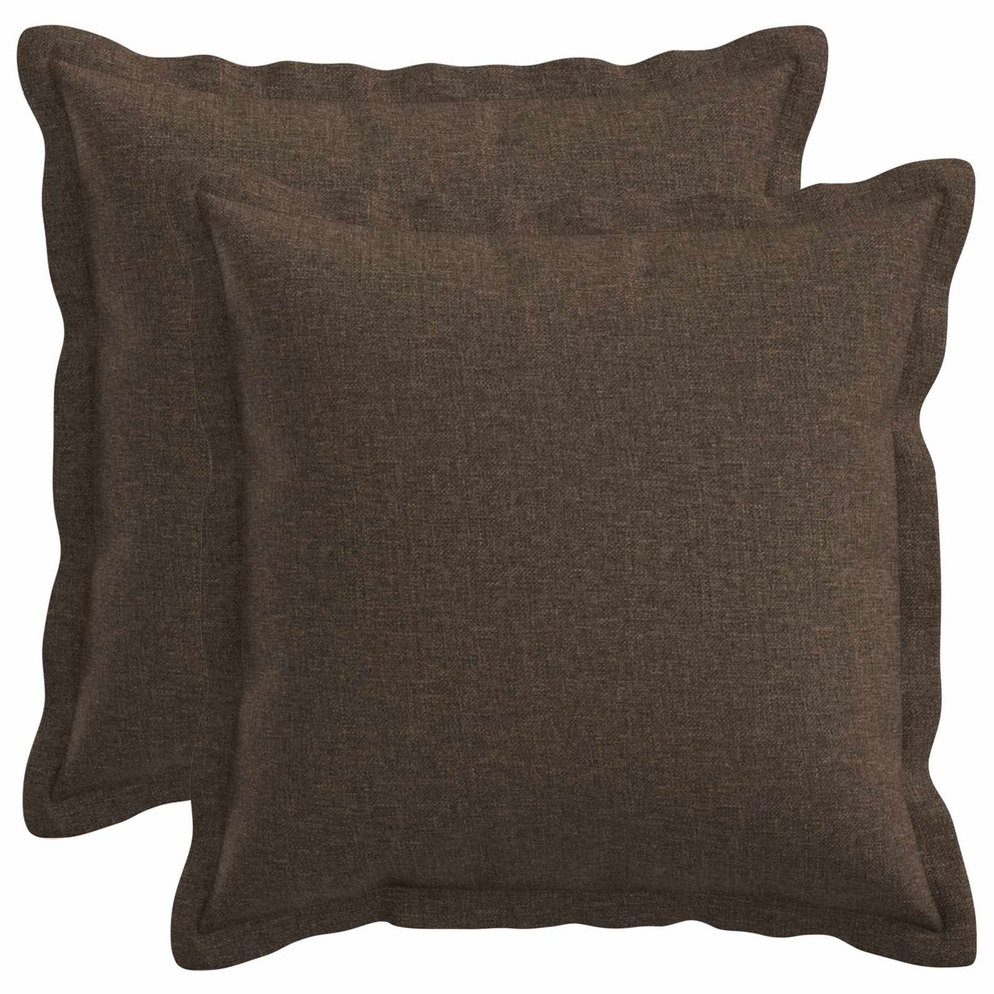 vidaXL Cushion with Pillow HOUTEN 2 pcs Taupe Faux Linen