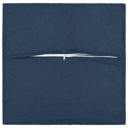 vidaXL Cushion with Pillow HOUTEN 6 pcs Blue Faux Linen
