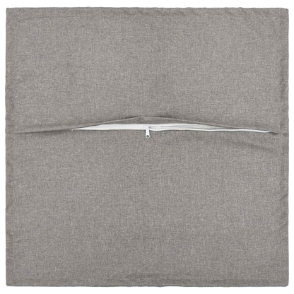 vidaXL Cushion with Pillow HOUTEN 6 pcs Cloud Grey Faux Linen
