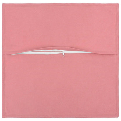 vidaXL Cushion with Pillow HOUTEN 12 pcs Pink Faux Linen
