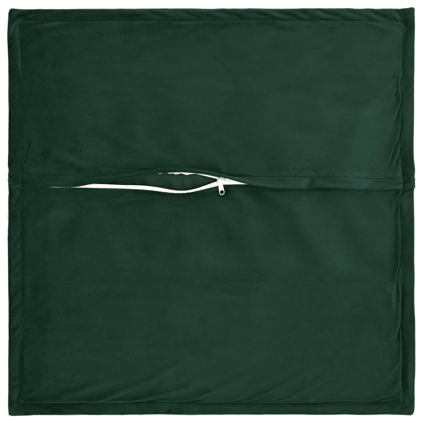 vidaXL Cushion with Pillow HOUTEN 2 pcs Dark Green Velvet