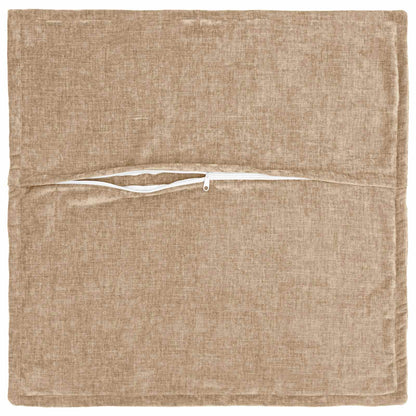 vidaXL Throw Pillow 6 pcs HOUTEN Taupe 45 x 45 cm Chenille Fabric
