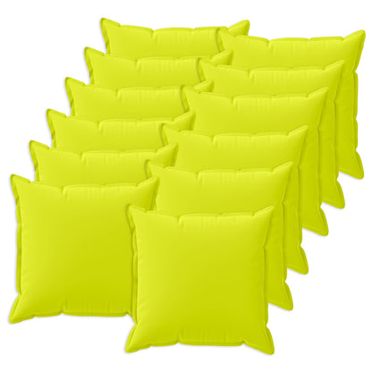 vidaXL Cushion with Pillow HOUTEN 12 pcs Bright Green Polyester