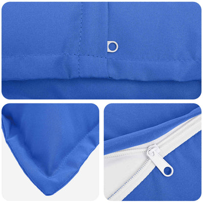 vidaXL Cushion with Pillow HOUTEN 12 pcs Royal Blue Polyester