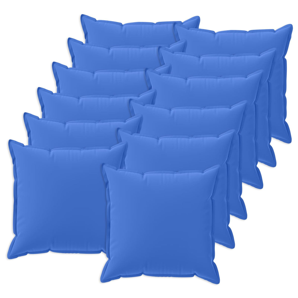 vidaXL Cushion with Pillow HOUTEN 12 pcs Royal Blue Polyester