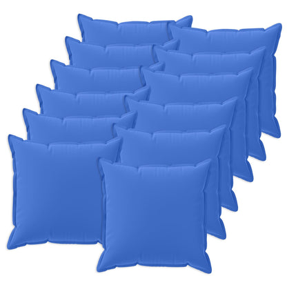 vidaXL Cushion with Pillow HOUTEN 12 pcs Royal Blue Polyester
