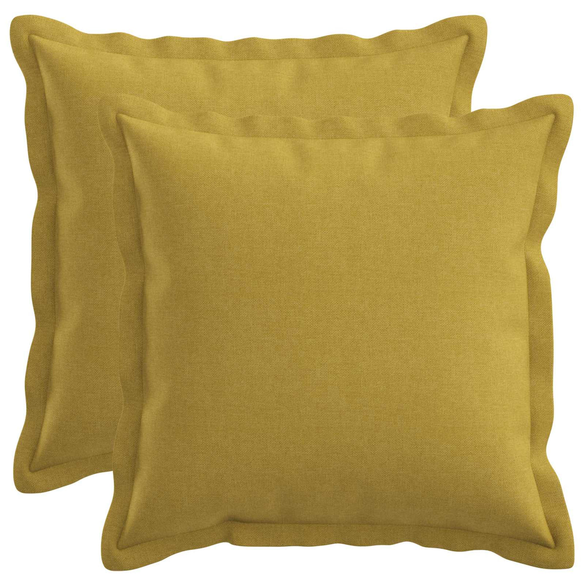 vidaXL Cushion with Pillow HOUTEN 2 pcs Light Green Faux Linen