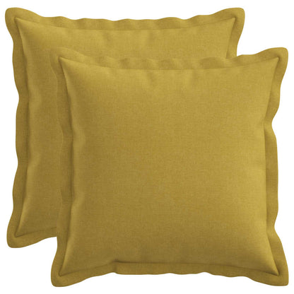 vidaXL Cushion with Pillow HOUTEN 2 pcs Light Green Faux Linen