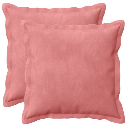 vidaXL Cushion with Pillow HOUTEN 2 pcs Pink Velvet