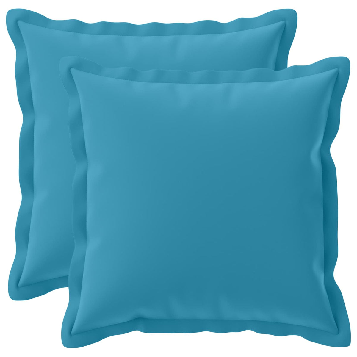 vidaXL Cushion with Pillow HOUTEN 2 pcs Light Blue Polyester
