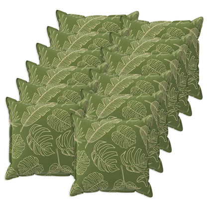 vidaXL Cushion Leaf with Pillow HOUTEN 12 pcs Leaf Design Polyester