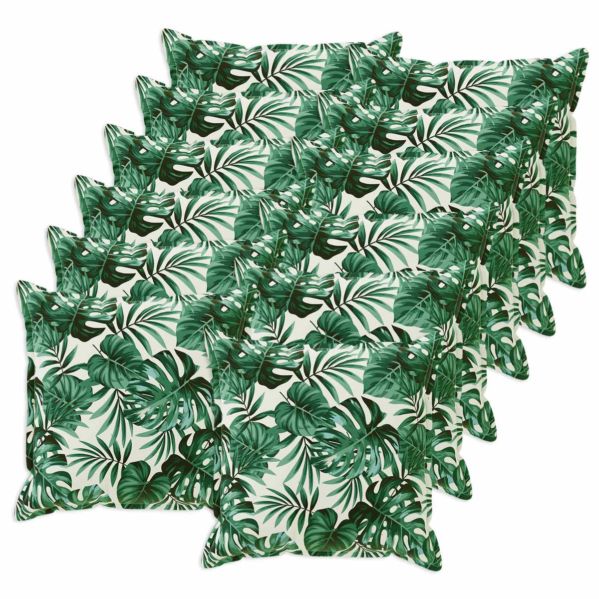 vidaXL Cushion Leaf with Pillow HOUTEN 12 pcs Leaf Pattern Polyester