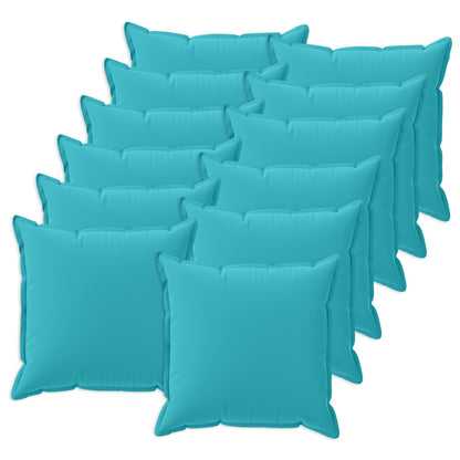 vidaXL Cushion with Pillow HOUTEN 12 pcs Turquoise Polyester