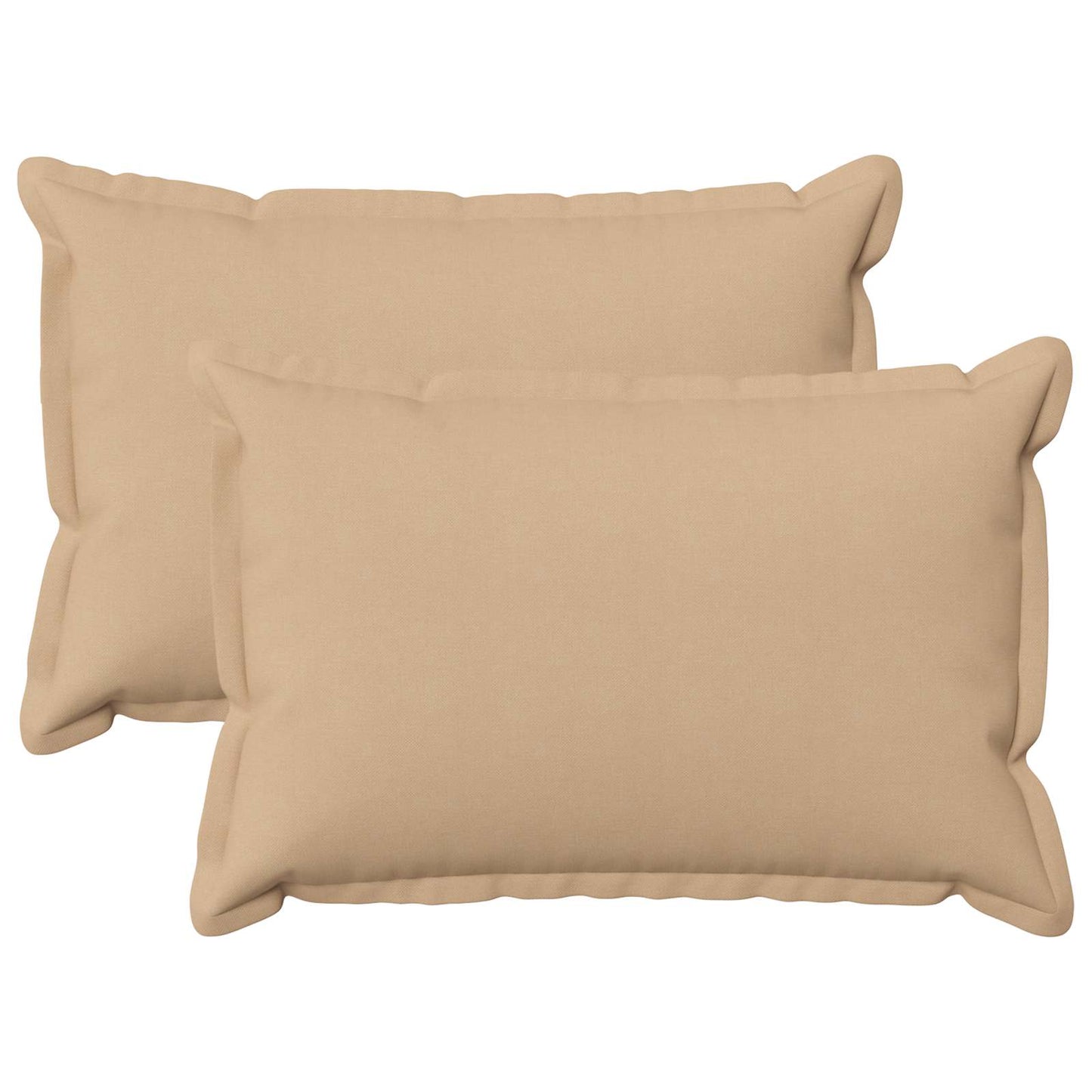 vidaXL Cushion with Pillow HOUTEN 2 pcs Cream Faux Linen