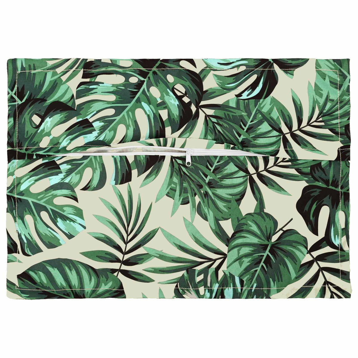 vidaXL Cushion Leaf with Pillow HOUTEN 2 pcs Leaf Pattern Polyester