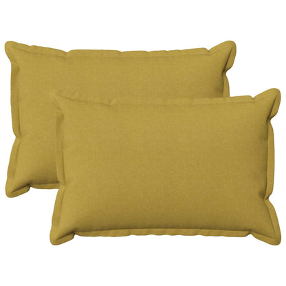 vidaXL Cushion with Pillow HOUTEN 2 pcs Light Green Faux Linen