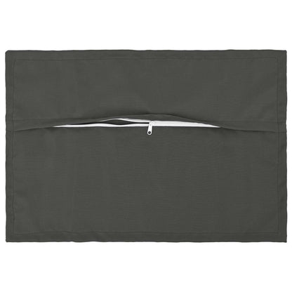 vidaXL Cushion with Pillow HOUTEN 2 pcs Anthracite Polyester