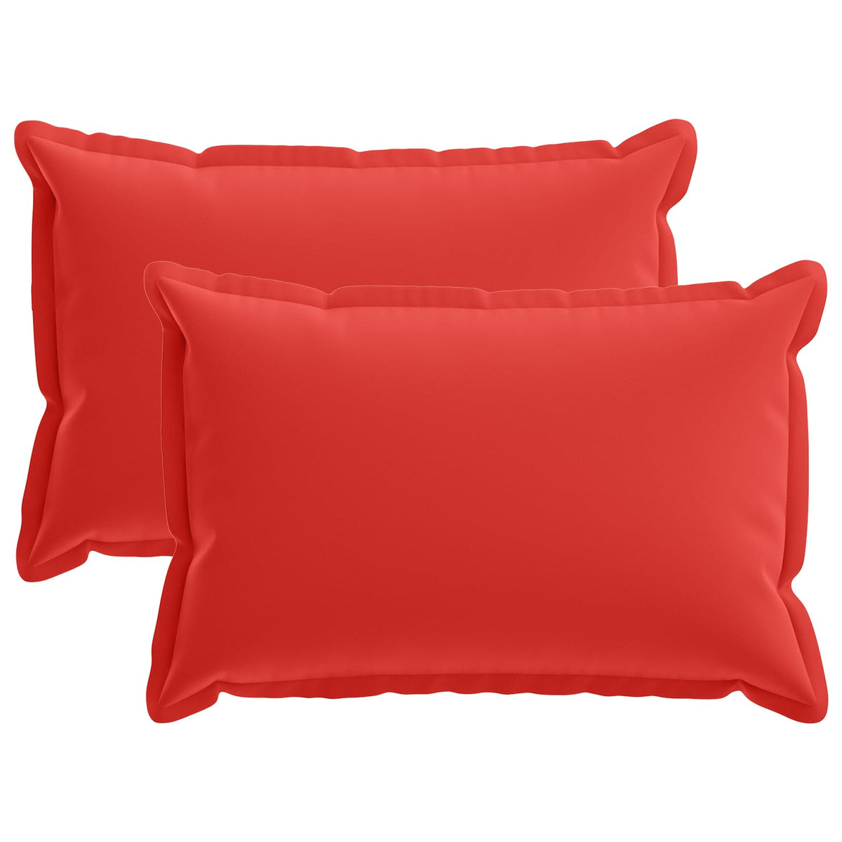 vidaXL Cushion with Pillow HOUTEN 2 pcs Red Polyester
