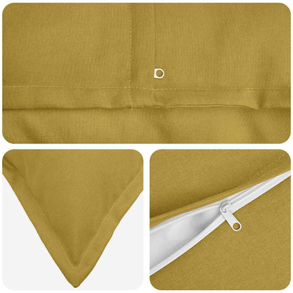 vidaXL Cushion with Pillow HOUTEN 2 pcs Light Green Faux Linen