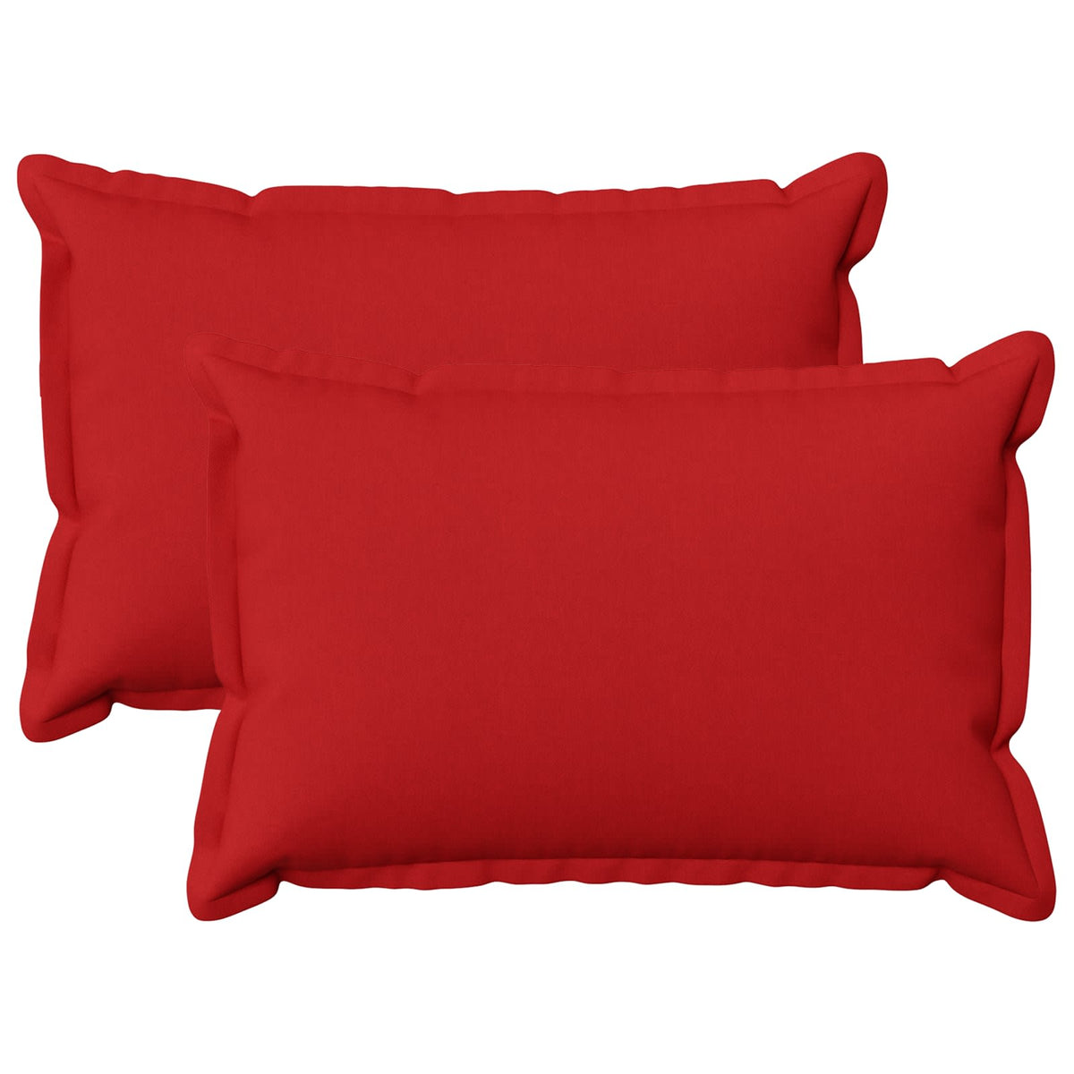 vidaXL Cushion with Pillow HOUTEN 2 pcs Red Faux Linen