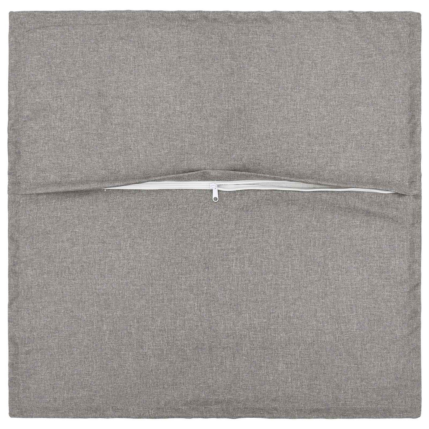 vidaXL Cushion with Pillow HOUTEN 2 pcs Cloud Grey Faux Linen