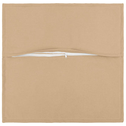 vidaXL Cushion with Pillow HOUTEN 2 pcs Cream Faux Linen