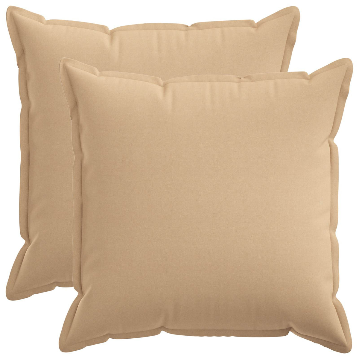 vidaXL Cushion with Pillow HOUTEN 2 pcs Cream Faux Linen
