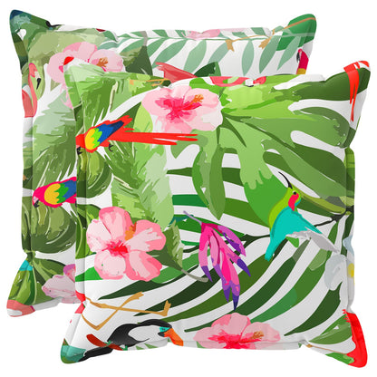 vidaXL Throw Pillow 2 pcs HOUTEN Multicolour 55 x 55 cm Polyester